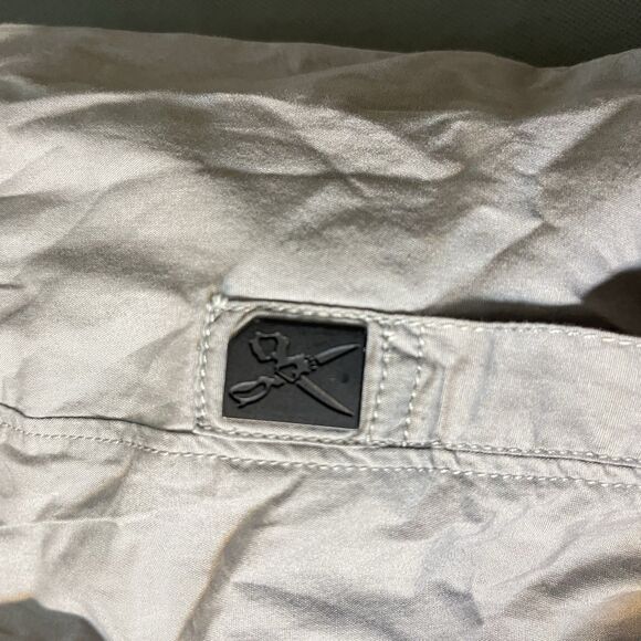 Marc Ecko Cut & Sew Shirt Mens Large Black Button Up Long Sleeve Cotton Dress - Picture 5 of 10